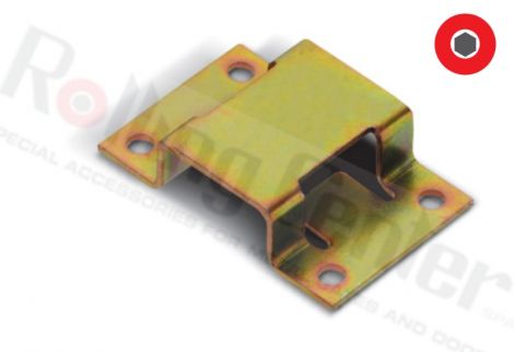 Riegelführung 25x10 - gelb verzinkt
