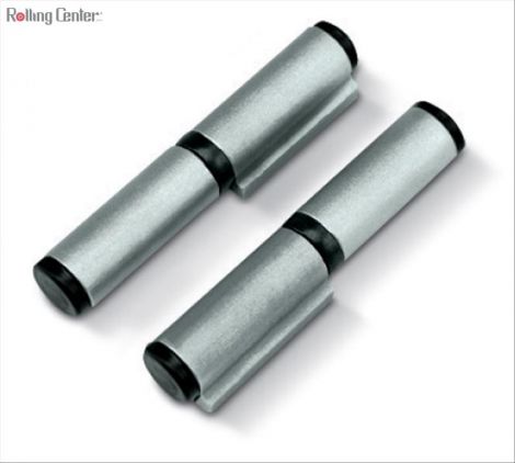 Wendescharnier aus Messing mit 2 kurzen Flügeln - Kugellager - Messing