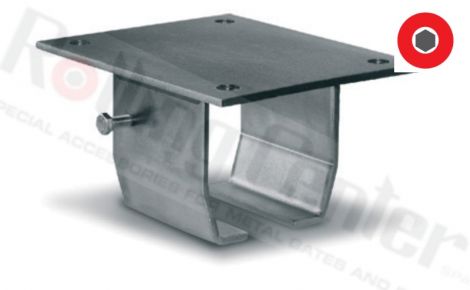 Deckenhalter für GIPI4R / RZ-Schienen mit Befestigungsschraube - Inox