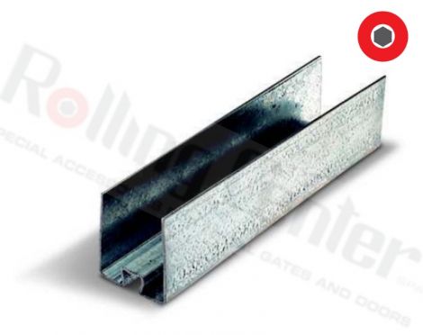 Türprofil 60x51x2 - 6m weiß verzinkt