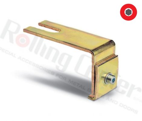 Führungsschienenhalter 71Z 178x107x5 - gelb verzinkt
