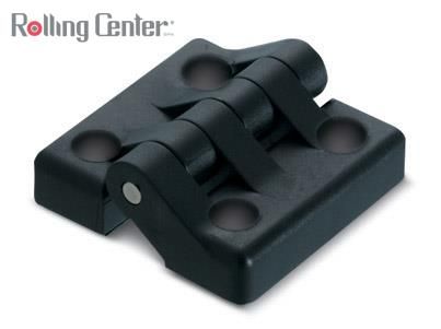 Nylonscharnier 65x65 für Schränke mit Durchgangslöchern