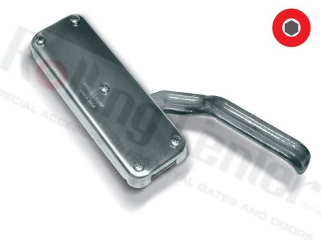 Riegelschloss 25x10 - links - INOX