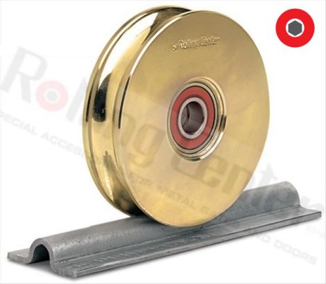 Bodenlaufschiene zum Anschrauben 3.5mm dick für ø20 Rollen - länge 3m