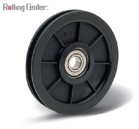 Nylonrolle für Seil O-Nut ø100xø12